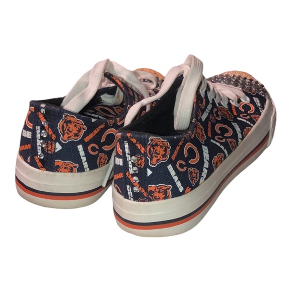 Chicago Bears Custom Bling Sneakers - Picture 6 of 13